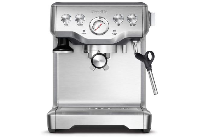 breville bes840xl the infuser espresso machine stainless steel