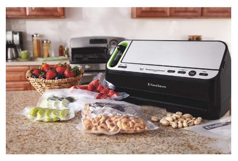 foodsaver v4400 2-in-1 vacuum sealer machine with automatic bag detection and starter kit