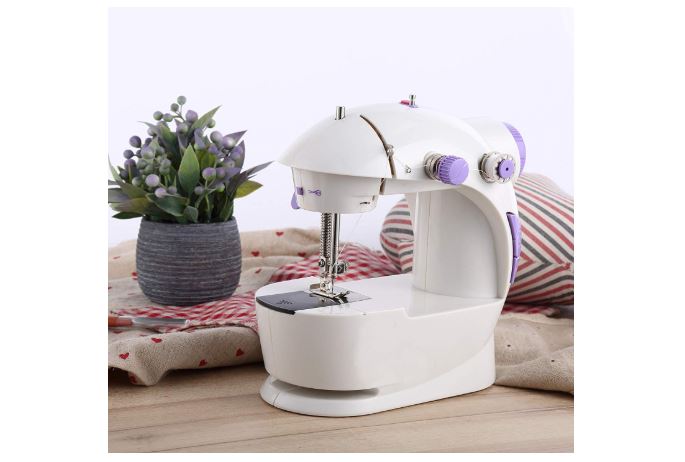 varmax mini sewing machine with extension table