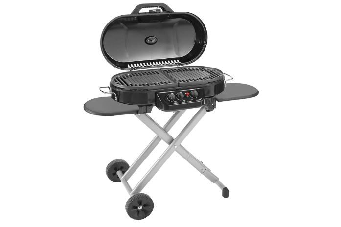 coleman roadtrip 285 portable stand-up propane grill black