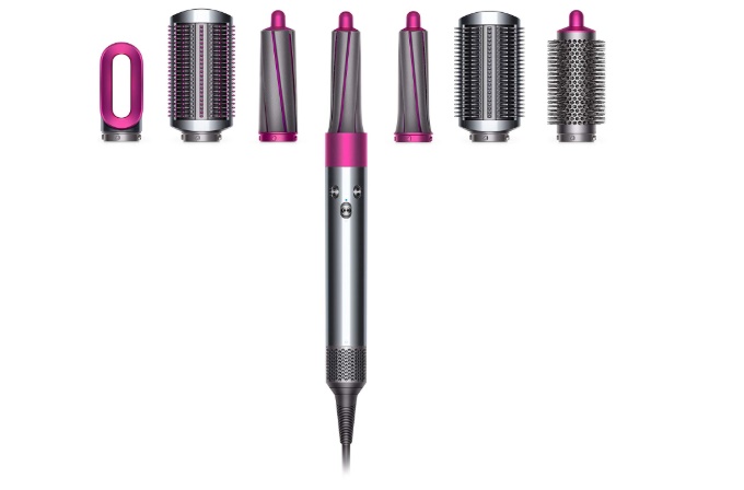 dyson airwrap complete styler for multiple hair types and styles fuchsia