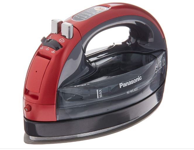 panasonic 360 ceramic cordless freestyle metallic red iron review