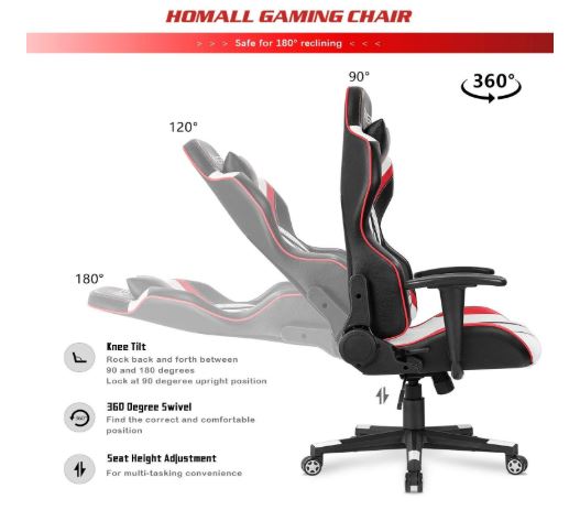 homall gaming chair office chair high back computer chair