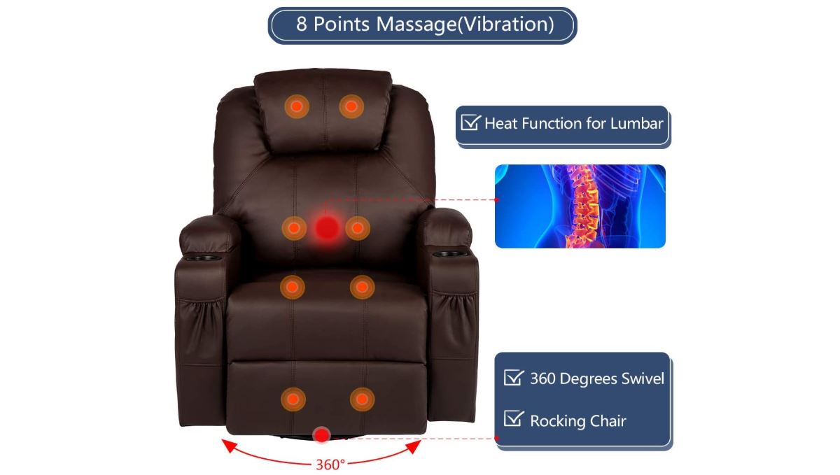Esright Massage Recliner Chair - BestCartReviews