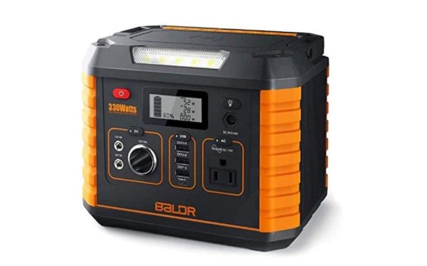 Baldr Portable Power Station 330w - Portable Solar Generators for home use - BestCartReviews