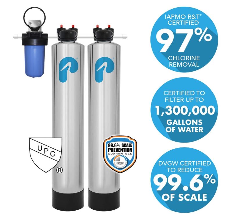 Whole House Water Filter &amp; Water Softener Alternative for 4-6 Bathrooms-BestCartReviews