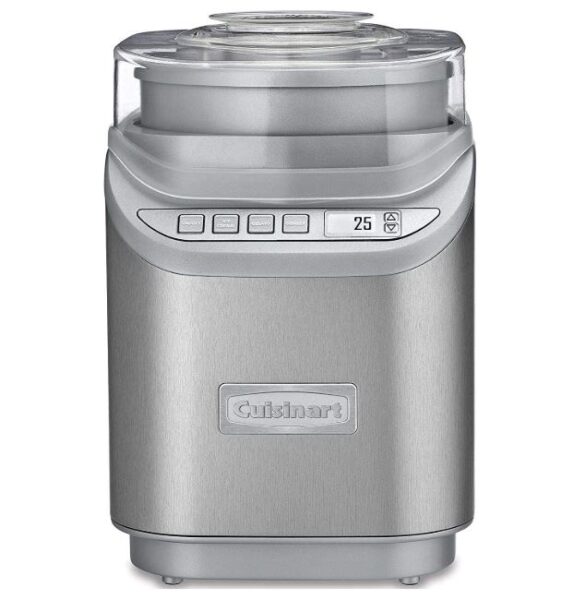 Cuisinart ICE-70 Electronic Ice Cream Maker, Brushed Chrome, Ice Cream Maker