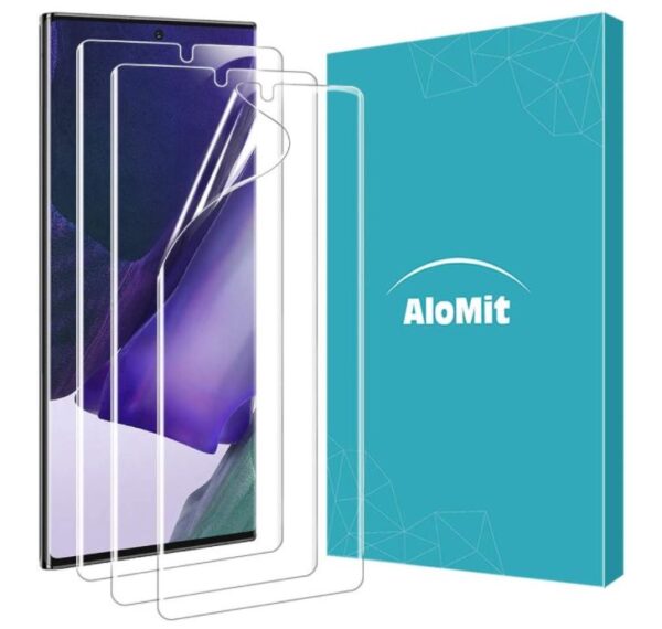 AloMit 3 Pack Screen Protector for Galaxy Note 20 Ultra 5G, Fingerprint Sensor