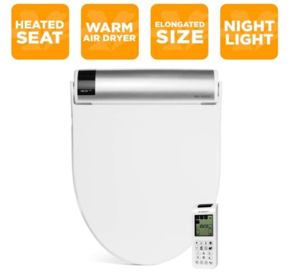 Bio Bidet Elongated White Smart Toilet Seat - BestCartReviews