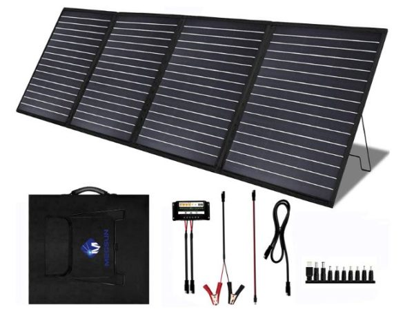 MEGSUN 200 Watt 18V Portable Foldable Solar Panel Charger Kit by BestCartReviews
