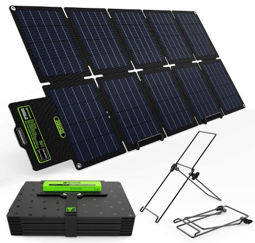 UPGRADE Topsolar SolarFairy 60W Portable Foldable Solar Panel Charger Kit