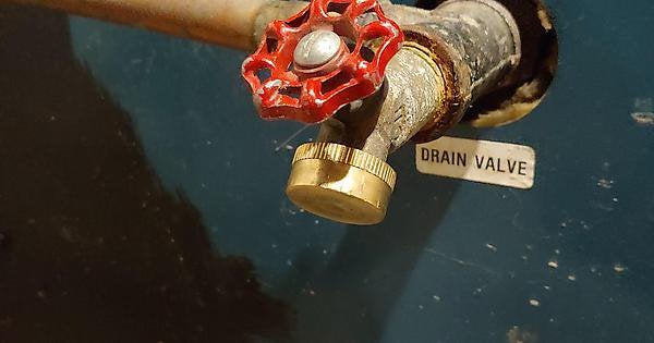 busted drain valve